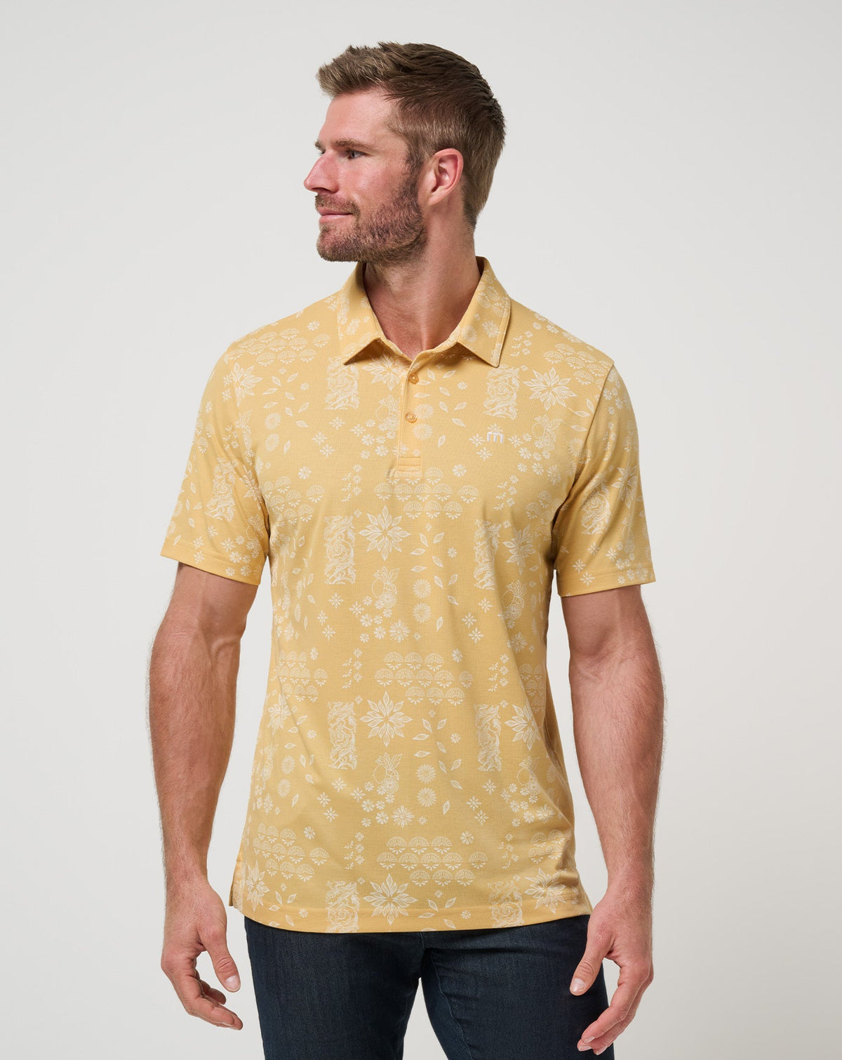 TravisMathew | Inbound Plane Polo - Rattan