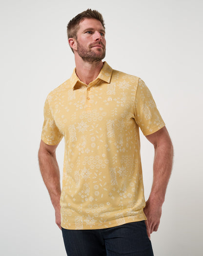 TravisMathew | Inbound Plane Polo - Rattan