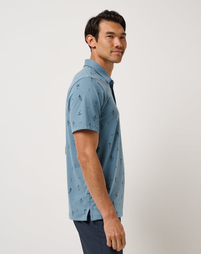 TravisMathew | Wake Chaser Polo - Captains Blue