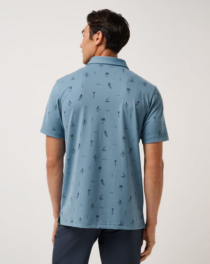 TravisMathew | Wake Chaser Polo - Captains Blue