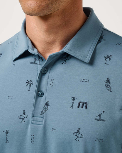 TravisMathew | Wake Chaser Polo - Captains Blue