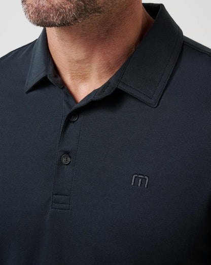 TravisMathew | Featherweight Long Sleeve Polo - Black