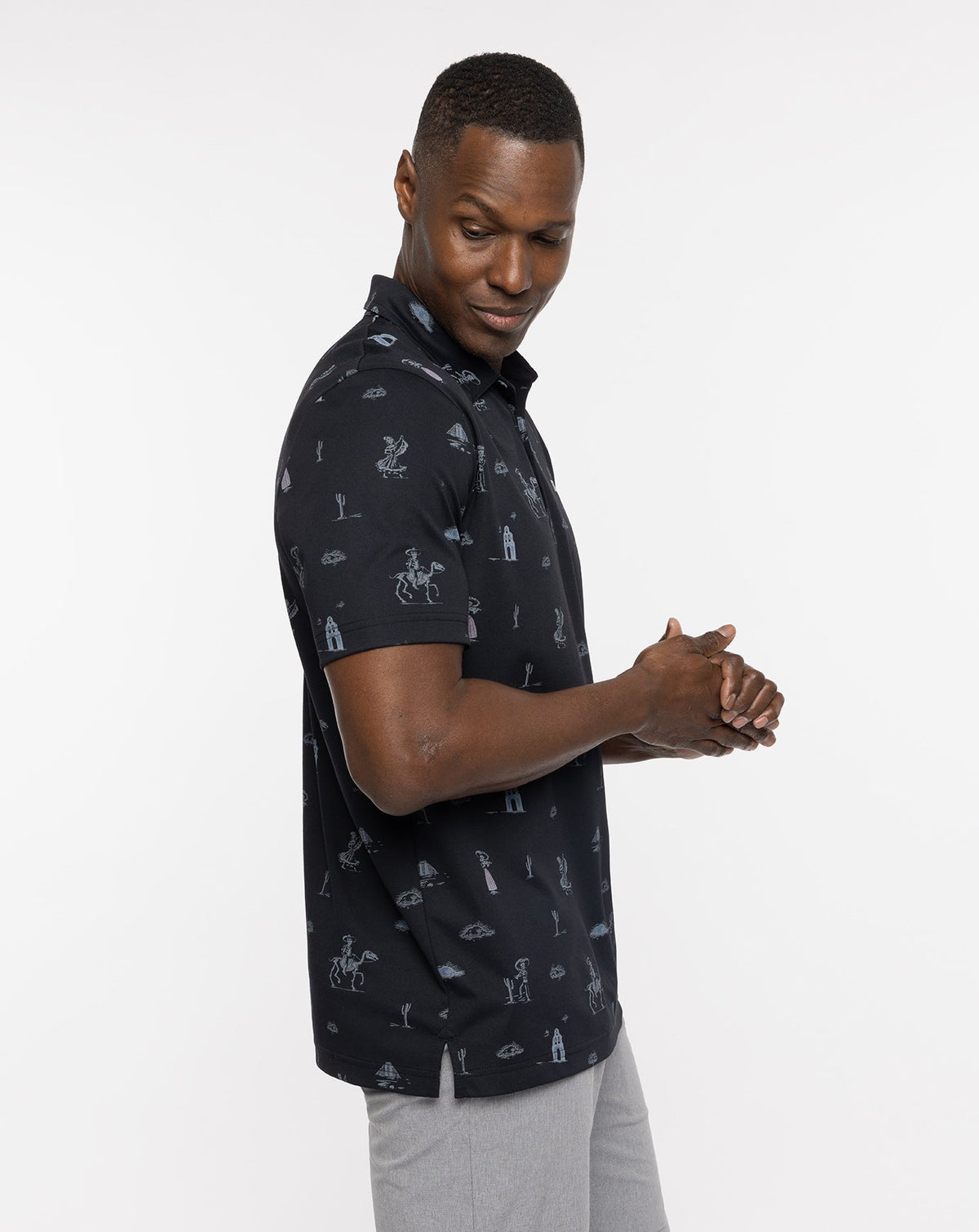 TravisMathew | Acai Palm Polo - Black