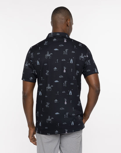 TravisMathew | Acai Palm Polo - Black