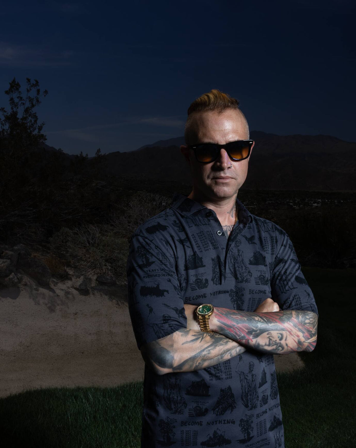 TravisMathew | Sound Check Polo - Grey/Black