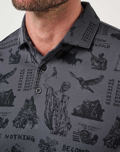 TravisMathew | Sound Check Polo - Grey/Black