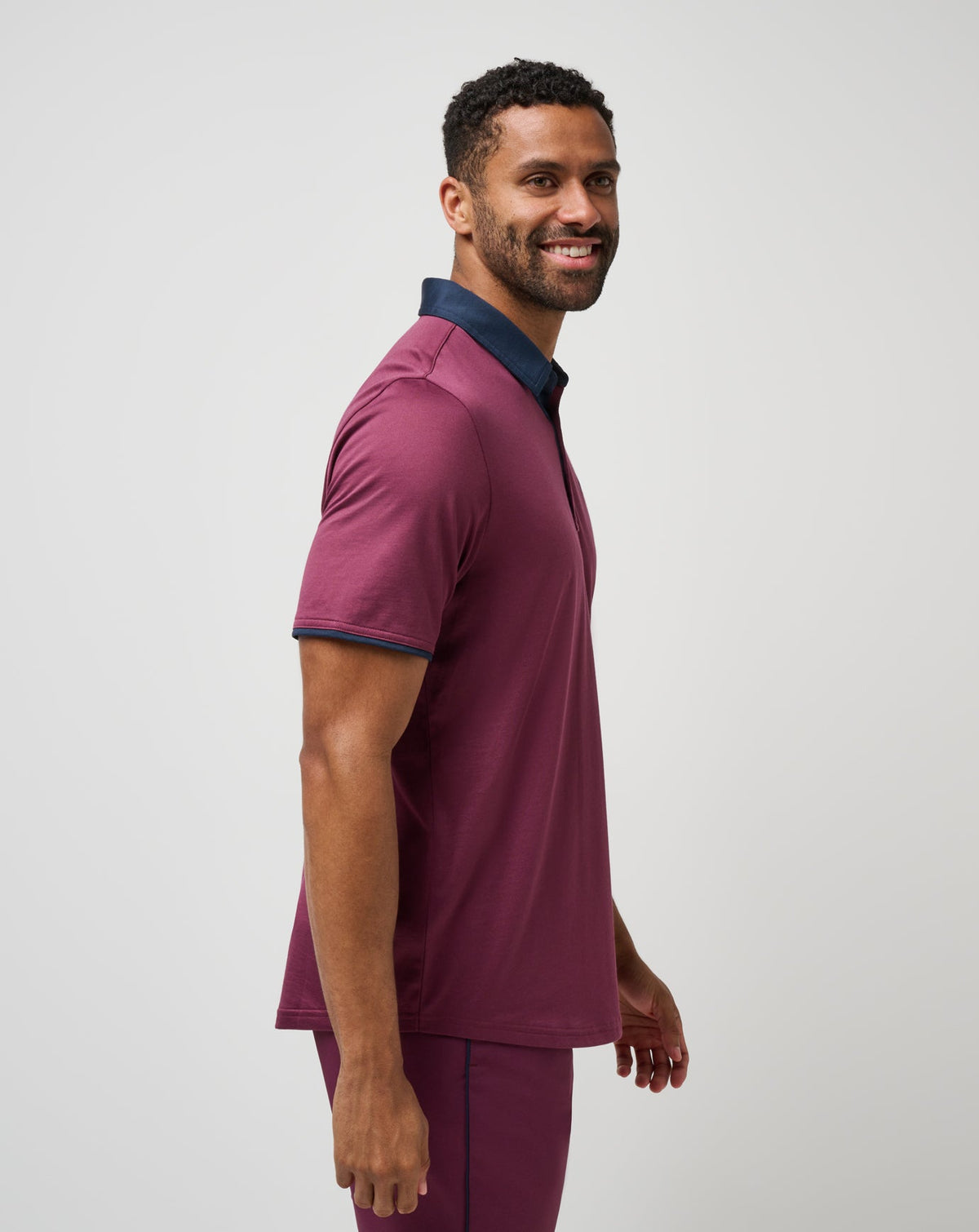 TravisMathew | Home Game Polo - Mauve Wine