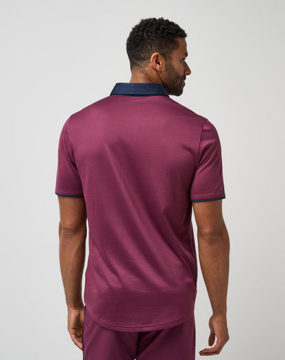 TravisMathew | Home Game Polo - Mauve Wine