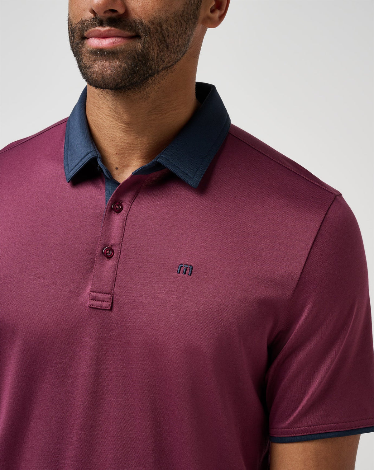 TravisMathew | Home Game Polo - Mauve Wine
