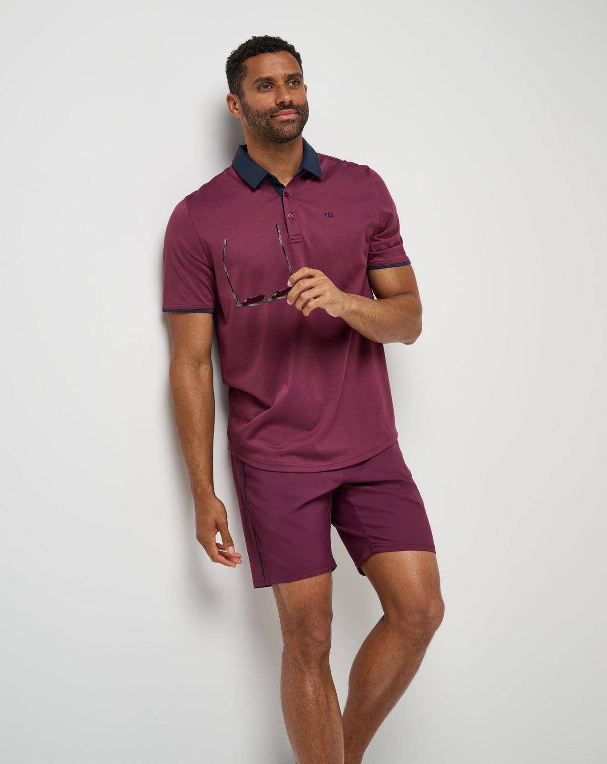 TravisMathew | Home Game Polo - Mauve Wine
