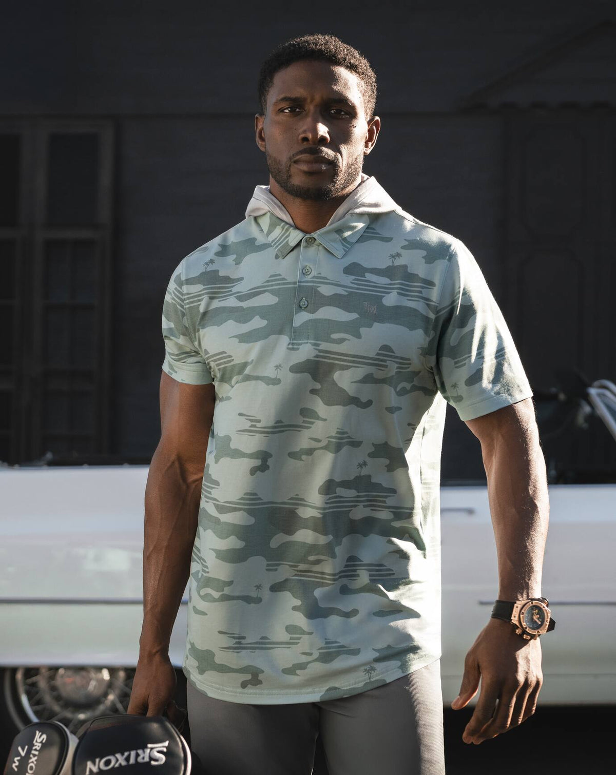 TravisMathew | Featherweight Stealth Polo - Gray Mist
