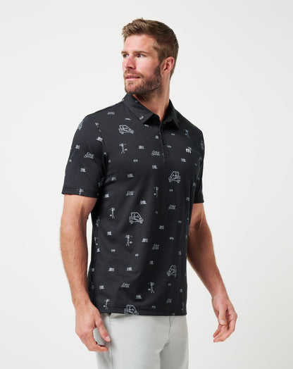 TravisMathew | Golf Sucks Polo - Black