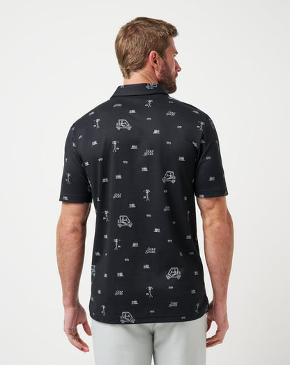 TravisMathew | Golf Sucks Polo - Black