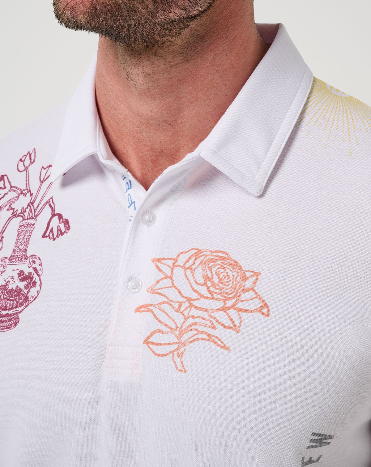 TravisMathew | Passport Polo - White