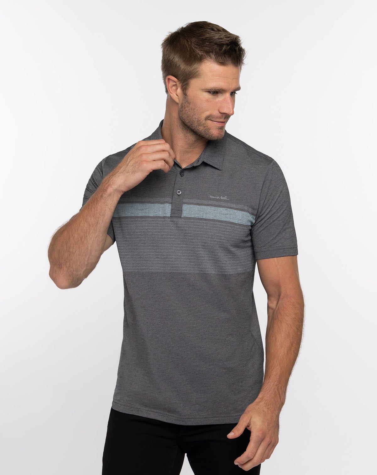 TravisMathew | Endless Horizon Polo - Heather Dark Grey