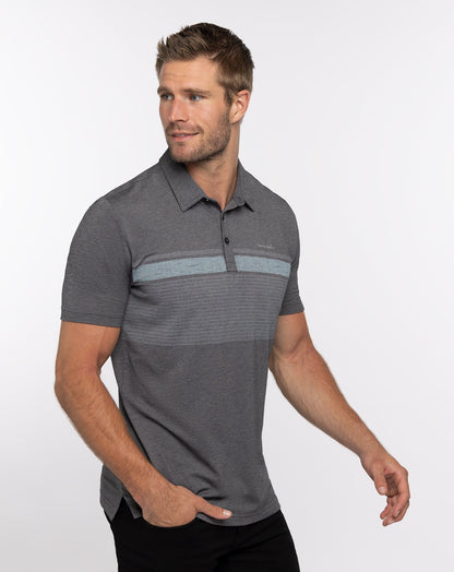TravisMathew | Endless Horizon Polo - Heather Dark Grey