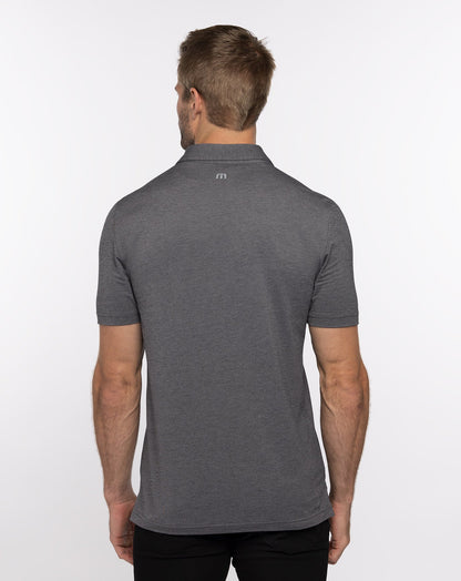 TravisMathew | Endless Horizon Polo - Heather Dark Grey