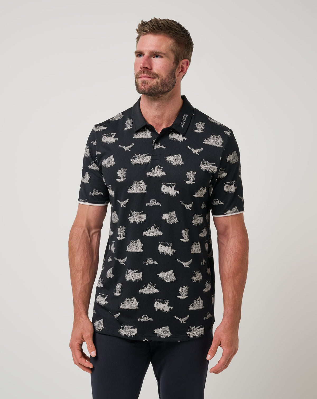 TravisMathew | City Of Evil Polo - Black