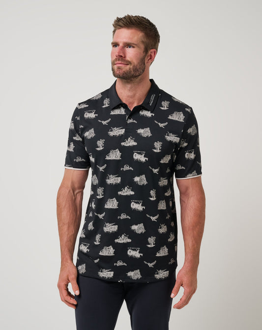TravisMathew | City Of Evil Polo - Black