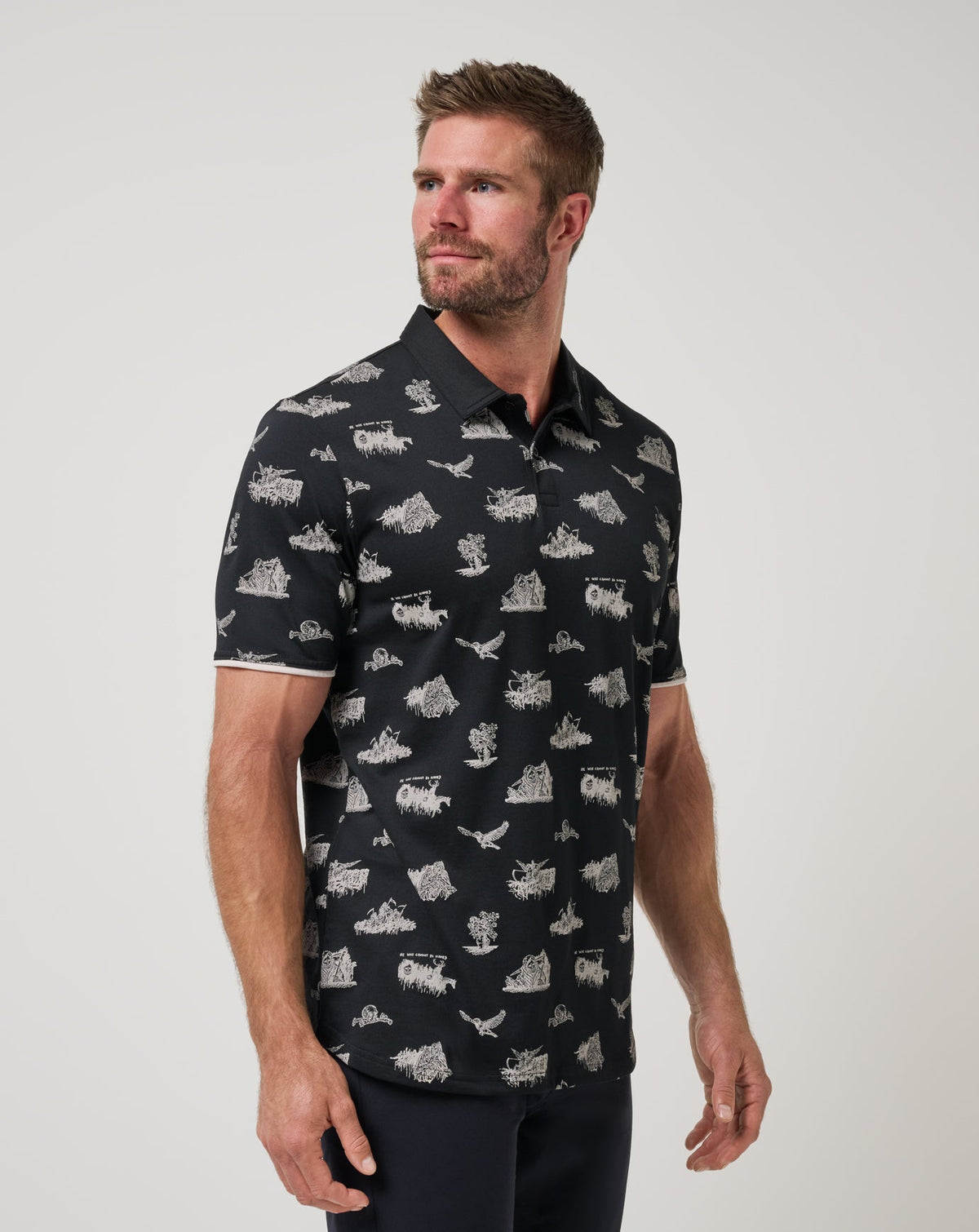 TravisMathew | City Of Evil Polo - Black