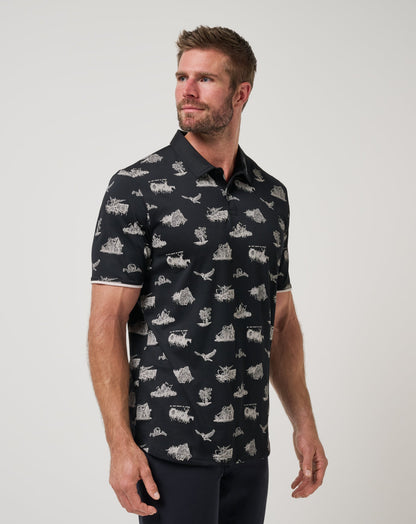 TravisMathew | City Of Evil Polo - Black