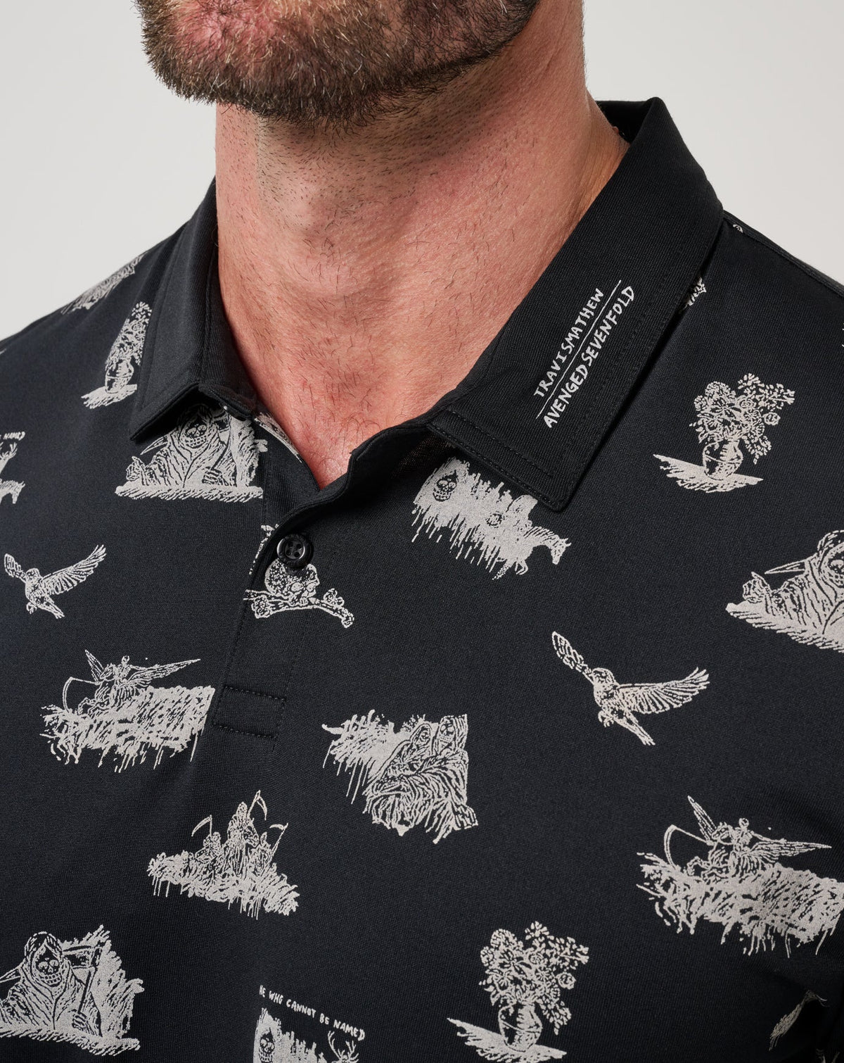 TravisMathew | City Of Evil Polo - Black