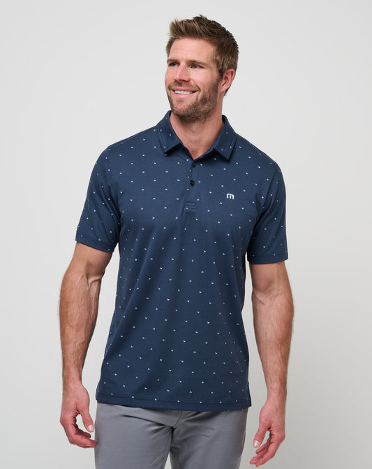 TravisMathew | On The Screws Polo - Total Eclipse