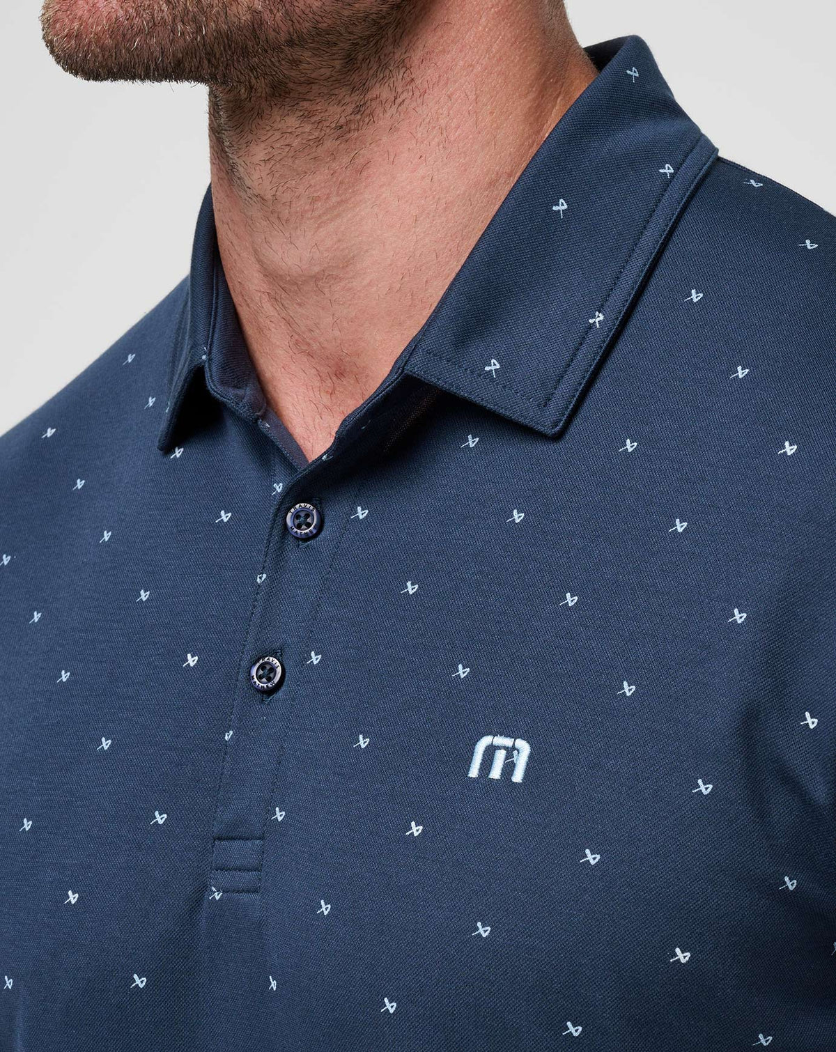 TravisMathew | On The Screws Polo - Total Eclipse