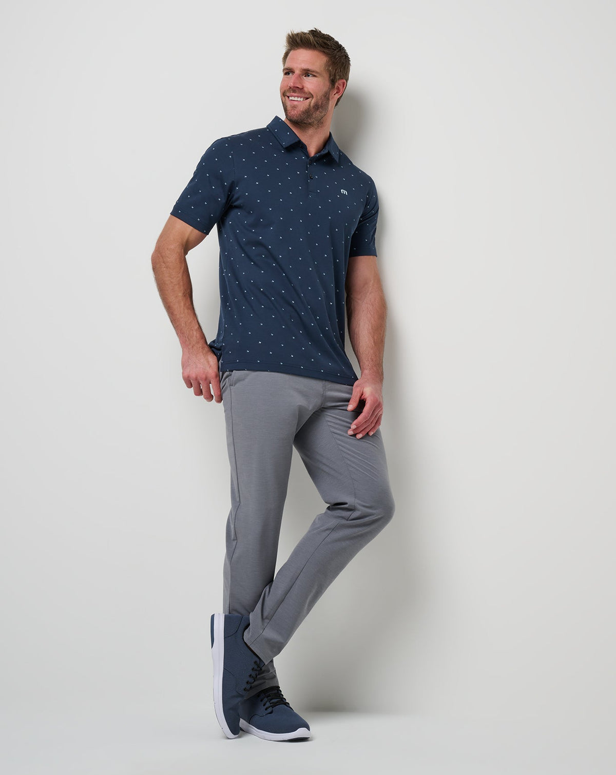 TravisMathew | On The Screws Polo - Total Eclipse