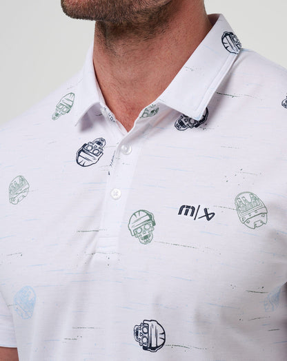 TravisMathew | Mitts Off Polo - White