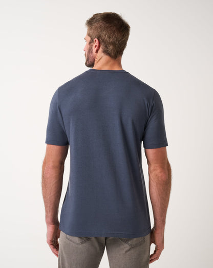 TravisMathew | Cloud V-Neck Tee - Blue Nights