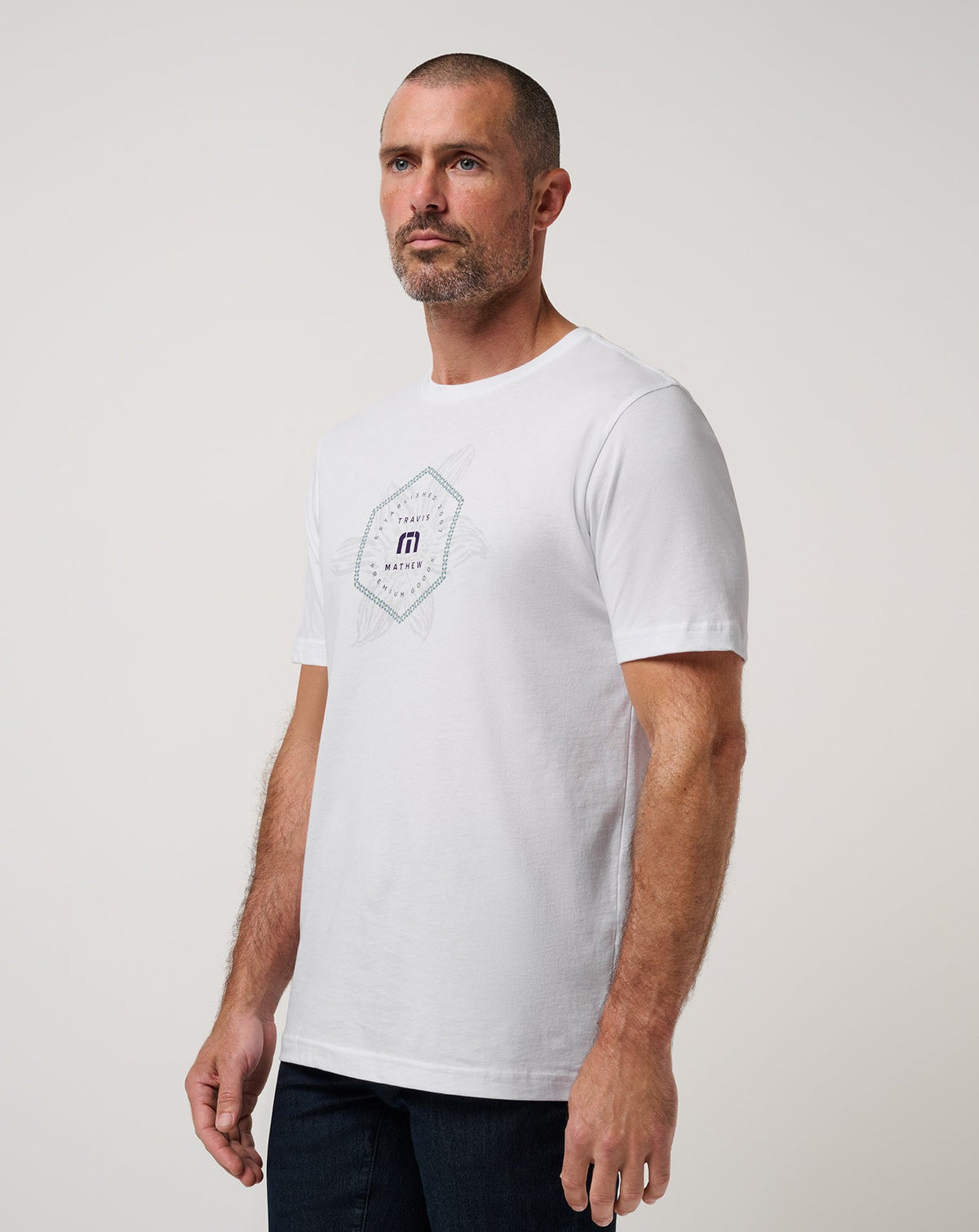 TravisMathew | Money Talks Tee - White