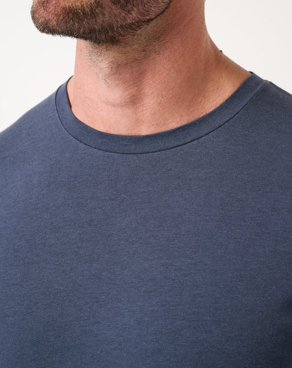 TravisMathew | Cloud Crew Long Sleeve Tee - Blue Nights