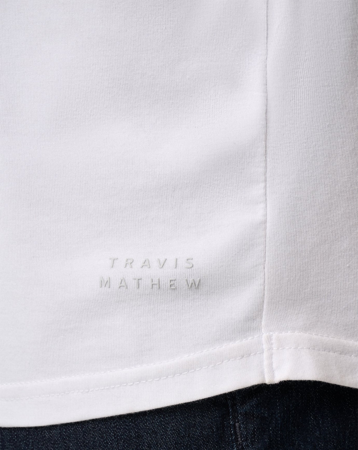 TravisMathew | Cloud Crew Long Sleeve Tee - White