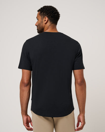 TravisMathew | Cloud Henley Tee - Black