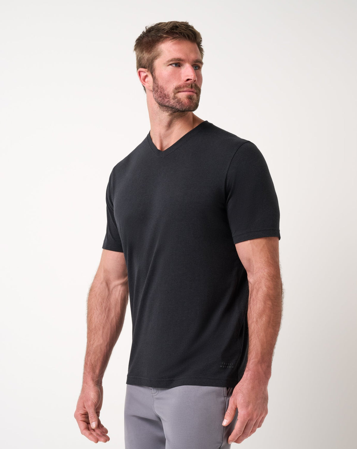 TravisMathew | Cloud V-Neck Tee - Black