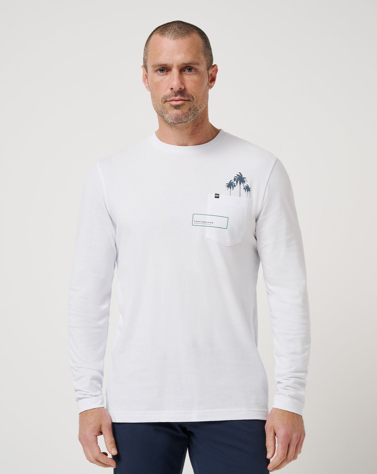 TravisMathew | Reef Stop Long Sleeve Tee - White
