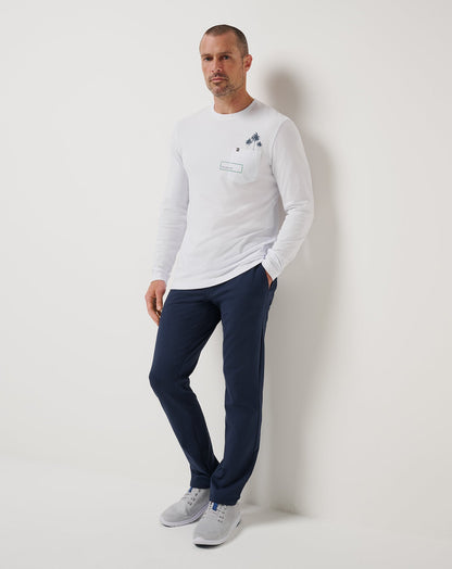 TravisMathew | Reef Stop Long Sleeve Tee - White