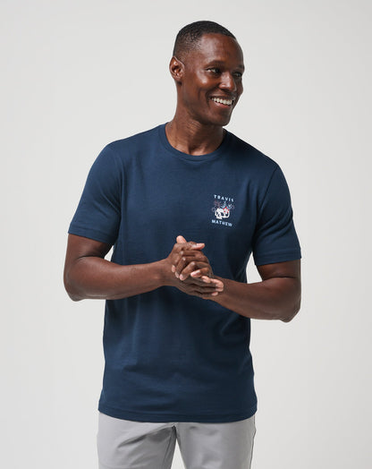 TravisMathew | Chug It Out Tee - Total Eclipse