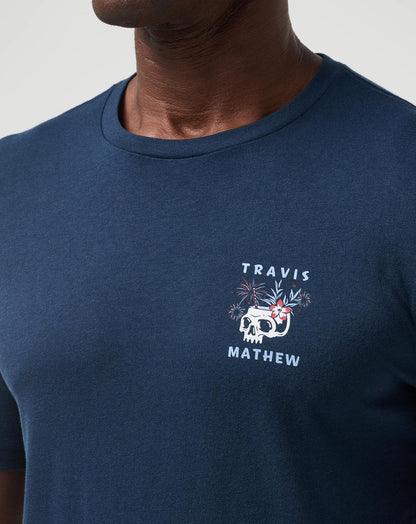 TravisMathew | Chug It Out Tee - Total Eclipse