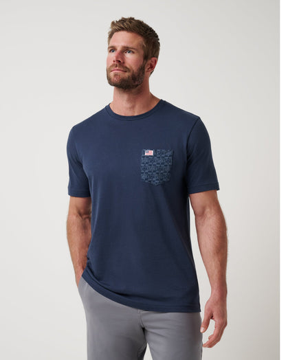 TravisMathew | Good Ol Days Tee - Total Eclipse