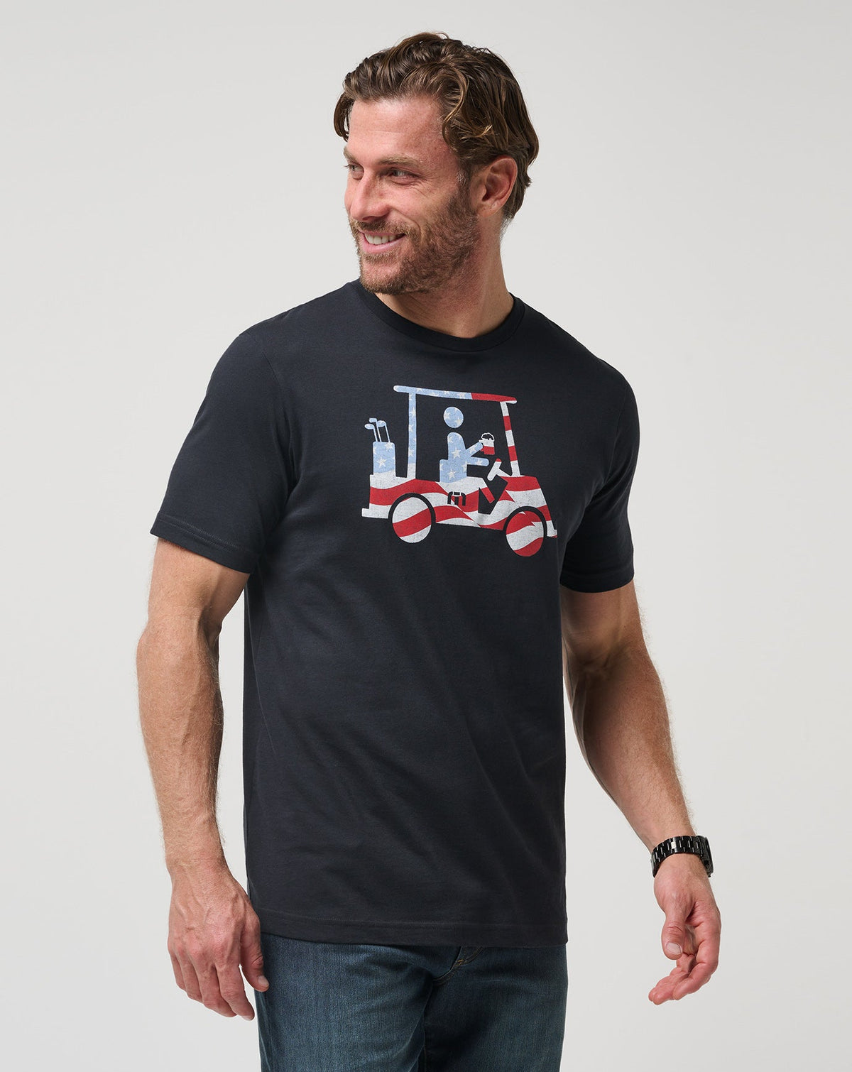 TravisMathew | Five K Day Tee - Black