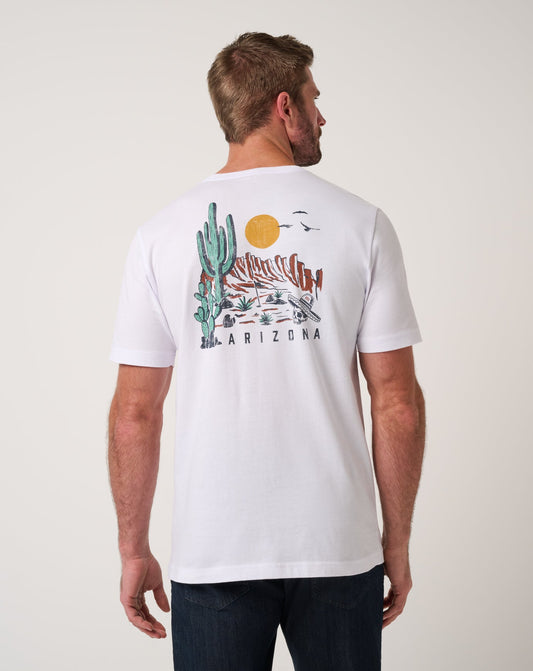 TravisMathew | Mesa Views Tee - White