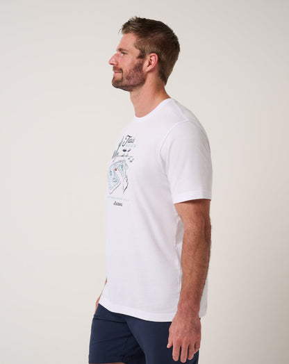 TravisMathew | Summer Survival Tee - White
