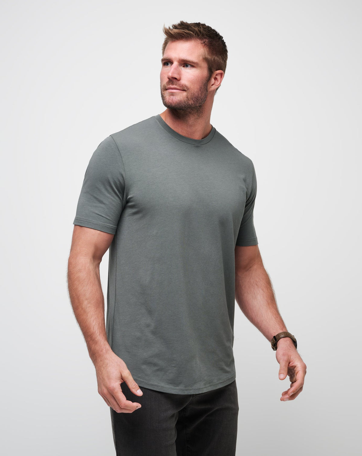 TravisMathew | Cloud Crew Tee - Dark Olive