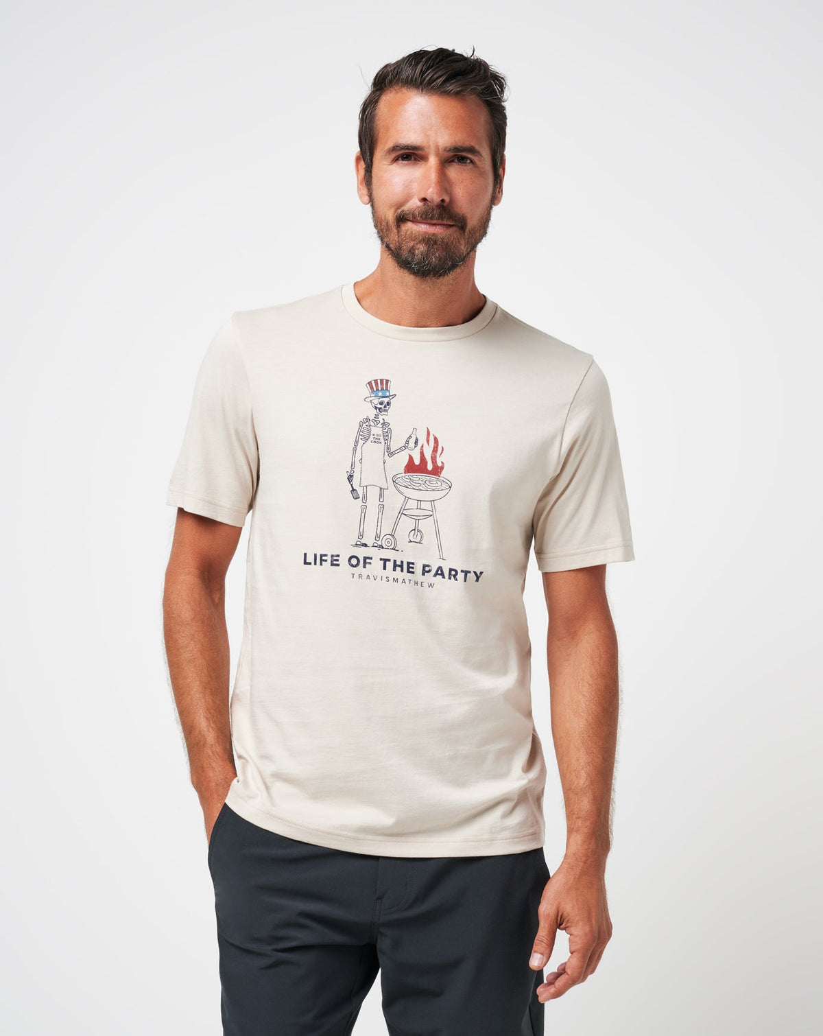 TravisMathew | Grill And Thrill Tee - Italian Sand