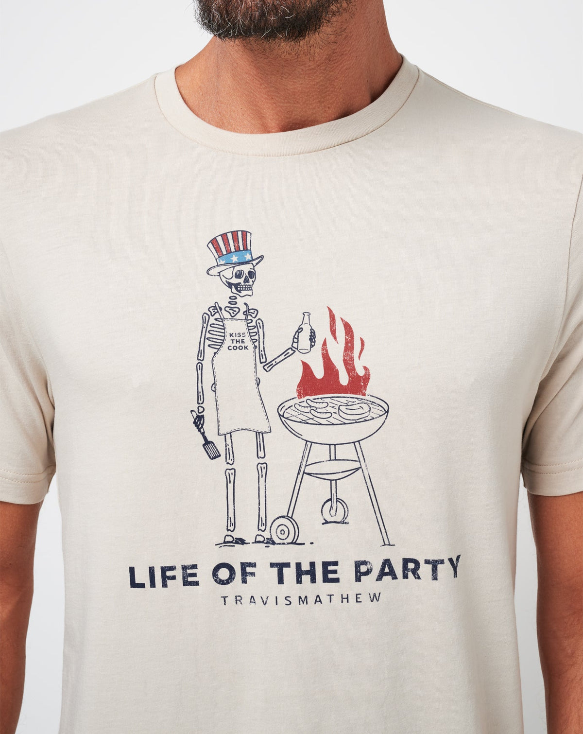 TravisMathew | Grill And Thrill Tee - Italian Sand