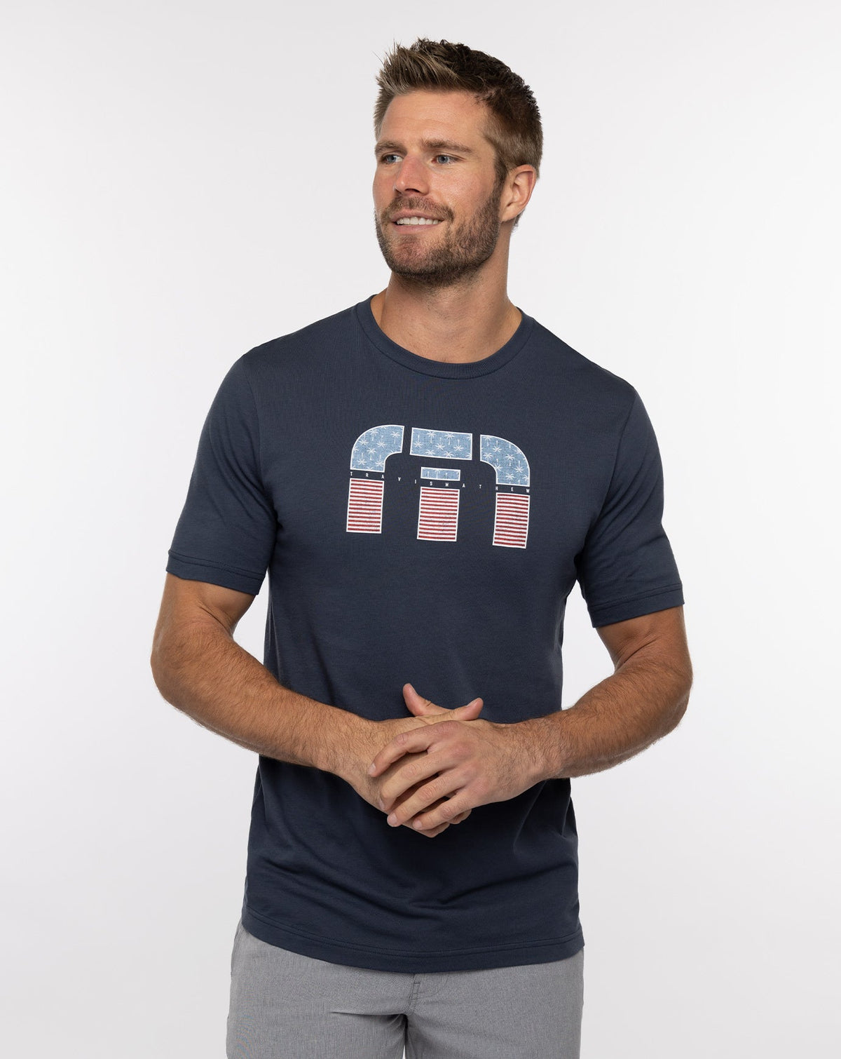 TravisMathew | Solar Flare Tee - Blue Nights