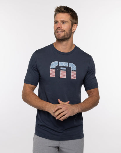 TravisMathew | Solar Flare Tee - Blue Nights