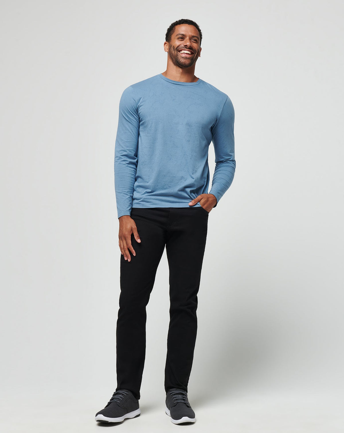 TravisMathew | Warmer Tides Long Sleeve Tee - Coronet